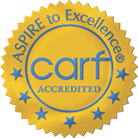 CARF accredited gol seal